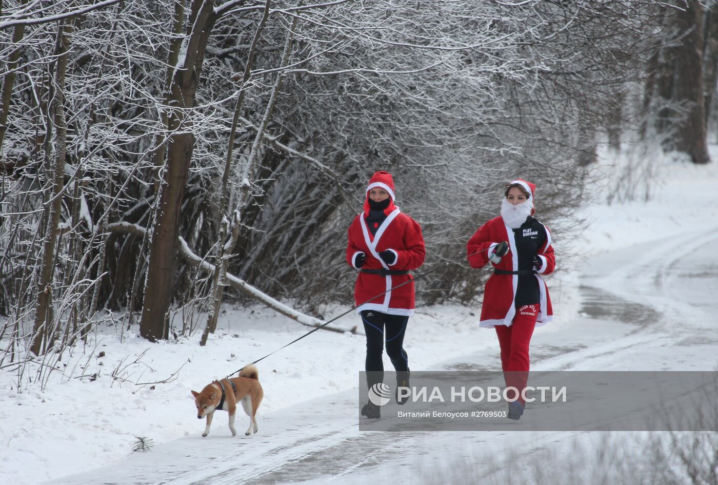 Новогодний кросс в Москве