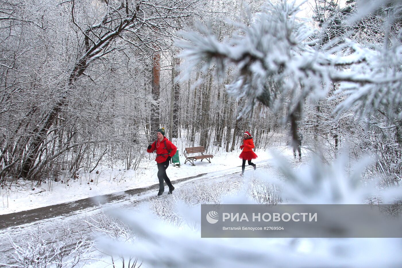 Новогодний кросс в Москве