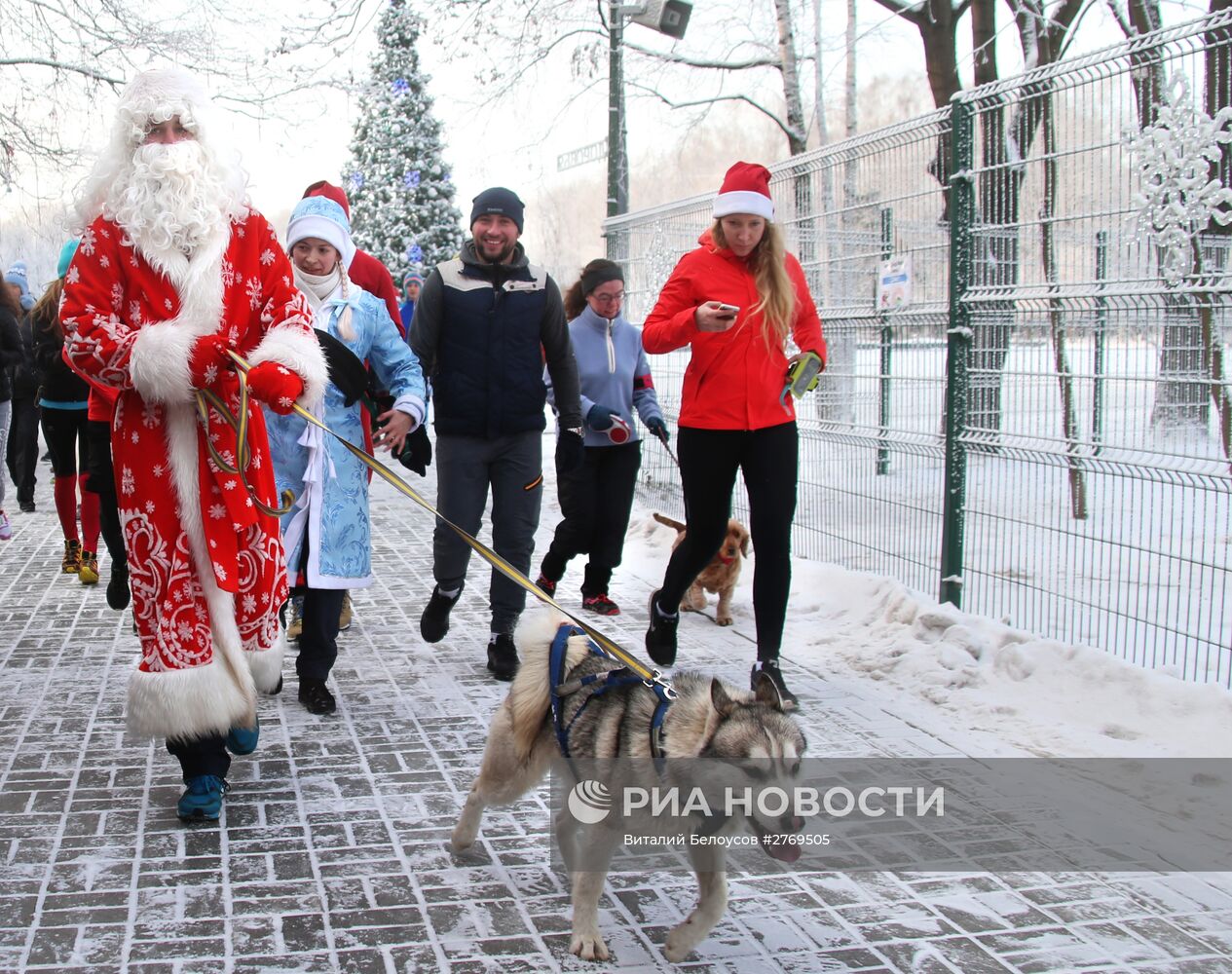 Новогодний кросс в Москве