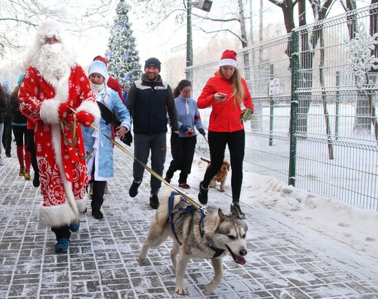 Новогодний кросс в Москве