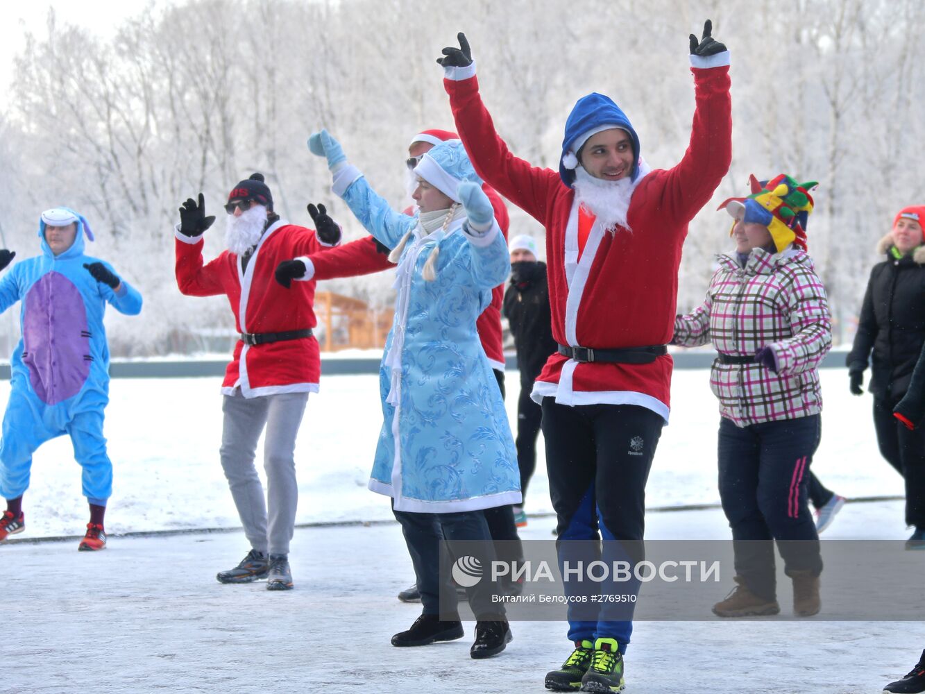 Новогодний кросс в Москве