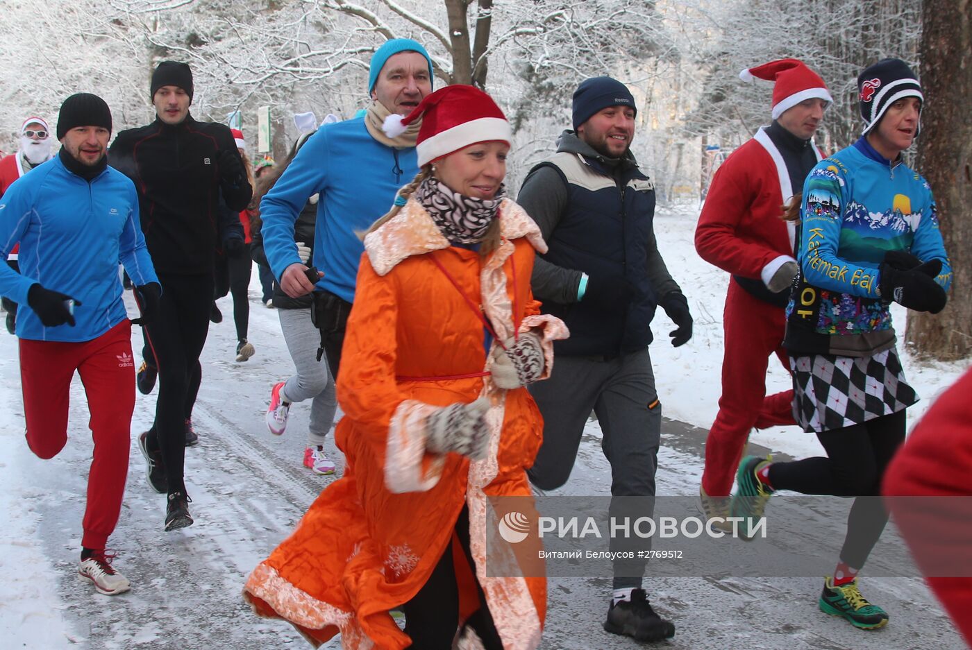 Новогодний кросс в Москве