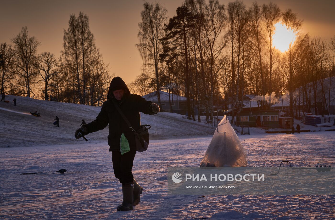 Зимняя рыбалка в Санкт-Петербурге