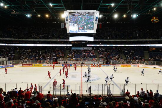 Хоккей. Молодежный чемпионат мира. Матч Россия - Финляндия