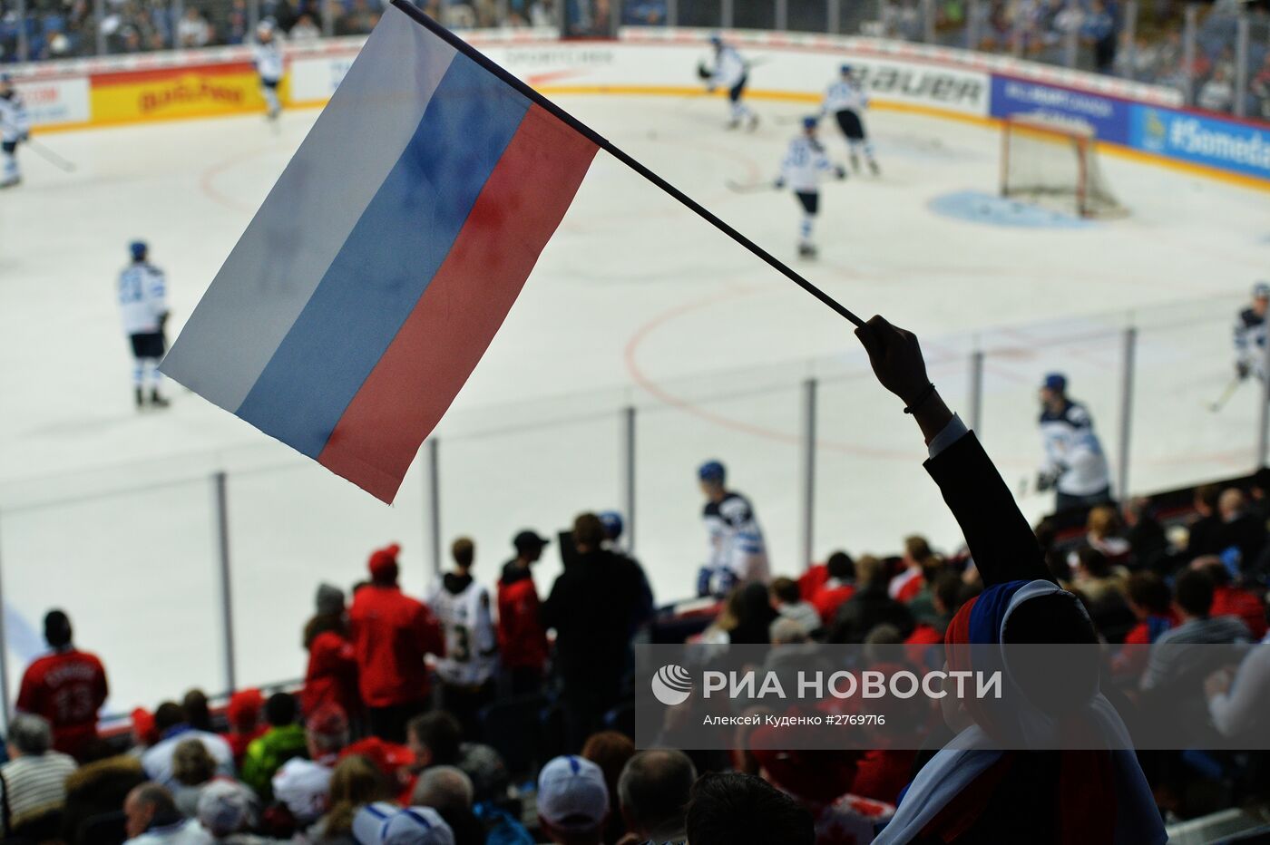 Хоккей. Молодежный чемпионат мира. Матч Россия - Финляндия