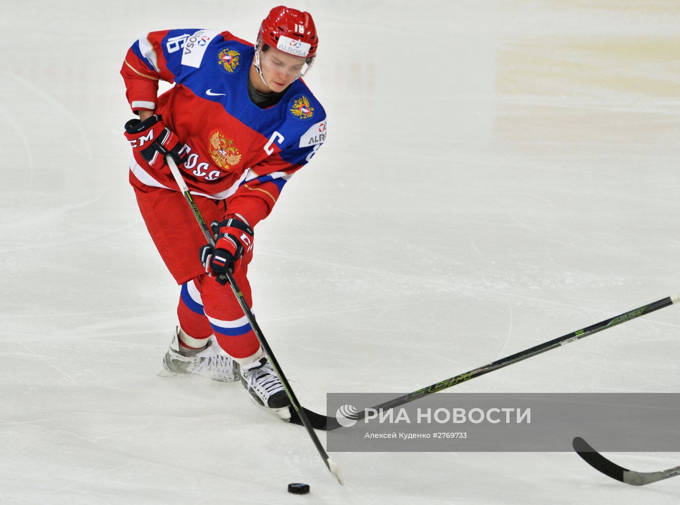 Хоккей. Молодежный чемпионат мира. Матч Россия - Финляндия