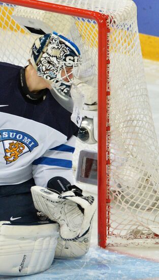 Хоккей. Молодежный чемпионат мира. Матч Россия - Финляндия