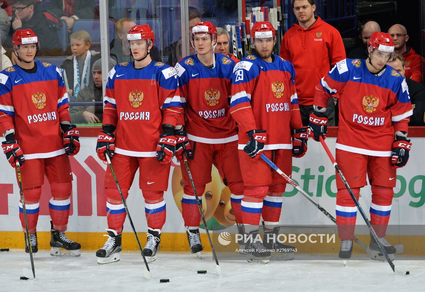 Хоккей. Молодежный чемпионат мира. Матч Россия - Финляндия