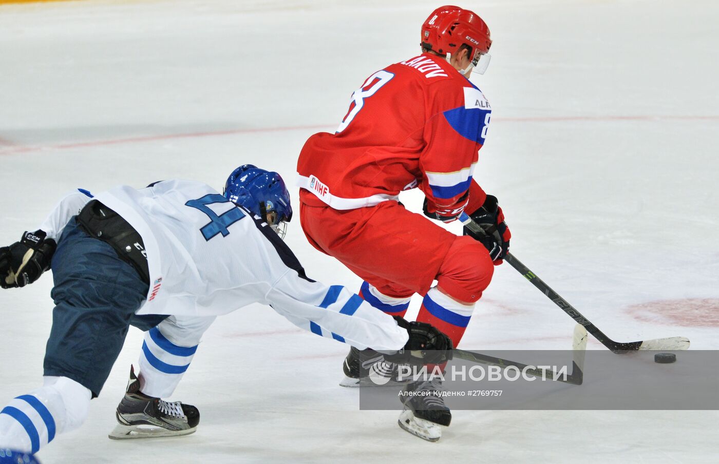 Хоккей. Молодежный чемпионат мира. Матч Россия - Финляндия
