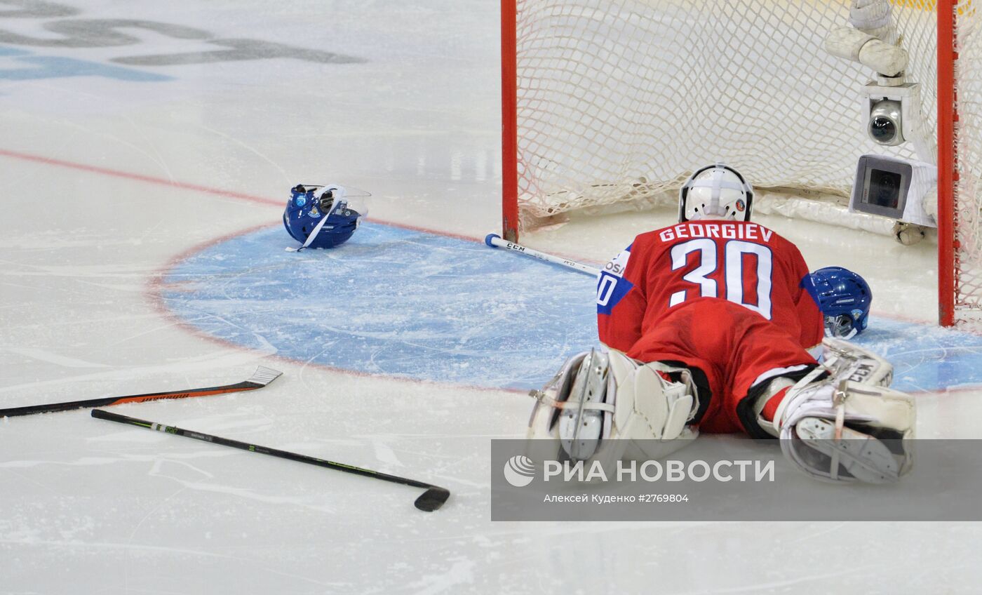 Хоккей. Молодежный чемпионат мира. Матч Россия - Финляндия