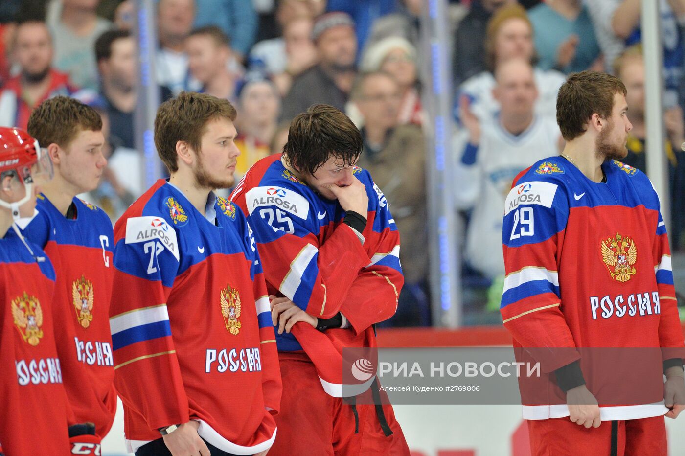 Хоккей. Молодежный чемпионат мира. Матч Россия - Финляндия