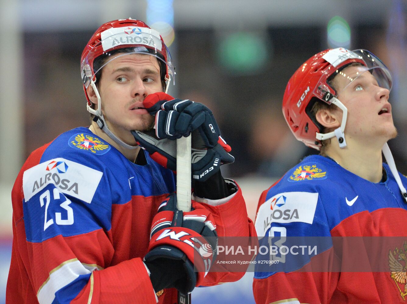Хоккей. Молодежный чемпионат мира. Матч Россия - Финляндия