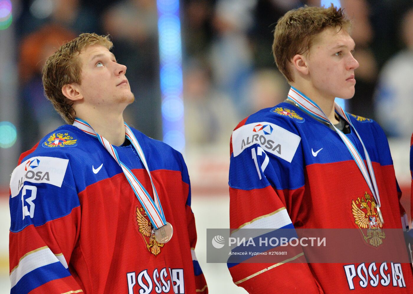 Хоккей. Молодежный чемпионат мира. Матч Россия - Финляндия