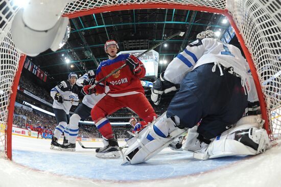 Хоккей. Молодежный чемпионат мира. Матч Россия - Финляндия