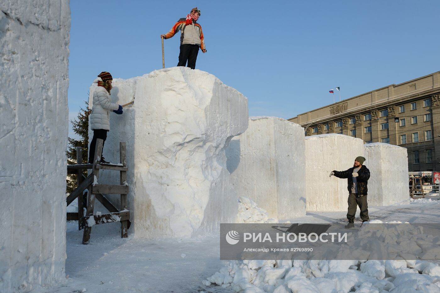 Зима в регионах России