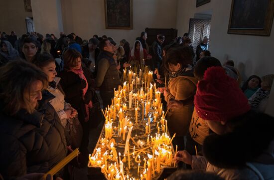 Празднование Рождества в Армении