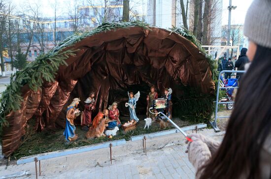 Празднование Рождества Христова в городах России