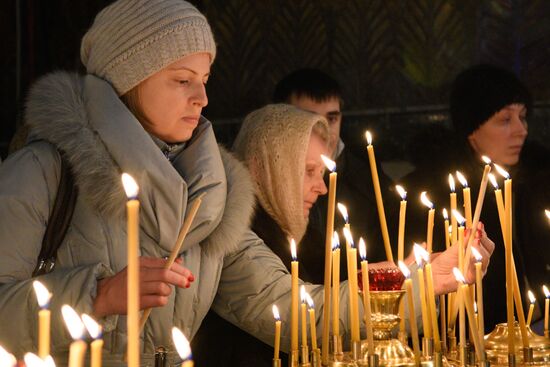 Празднование Рождества Христова в Киево-Печерской лавре