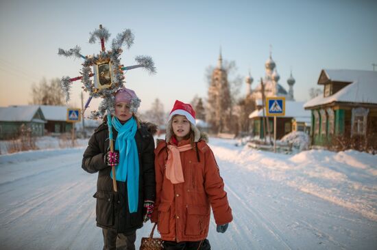 Святочные гадания и колядки в Ярославской области