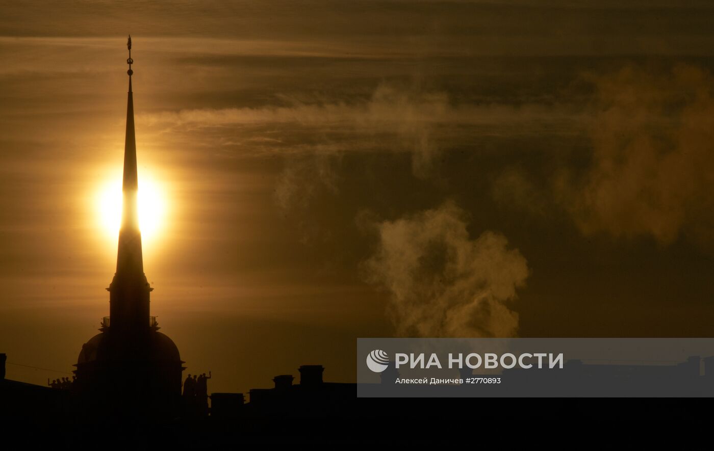 Зимняя погода в Санкт-Петербурге