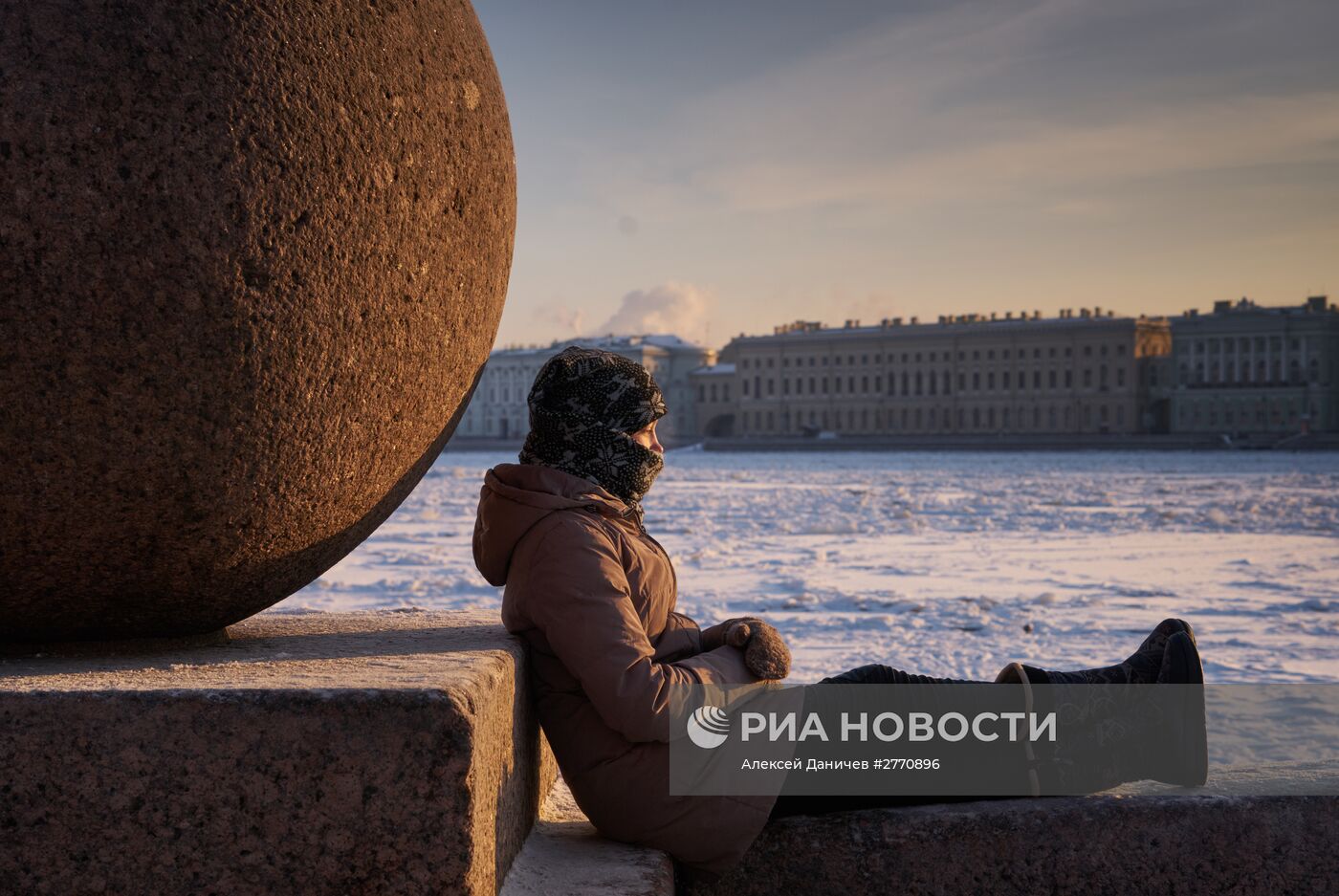 Зимняя погода в Санкт-Петербурге