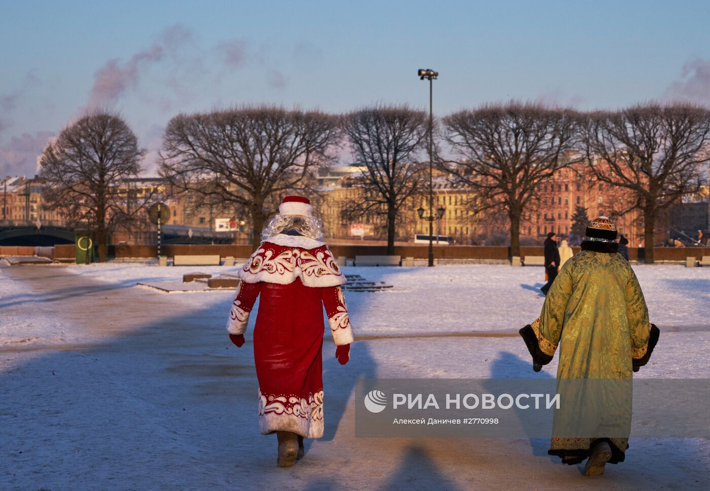 Зимняя погода в Санкт-Петербурге