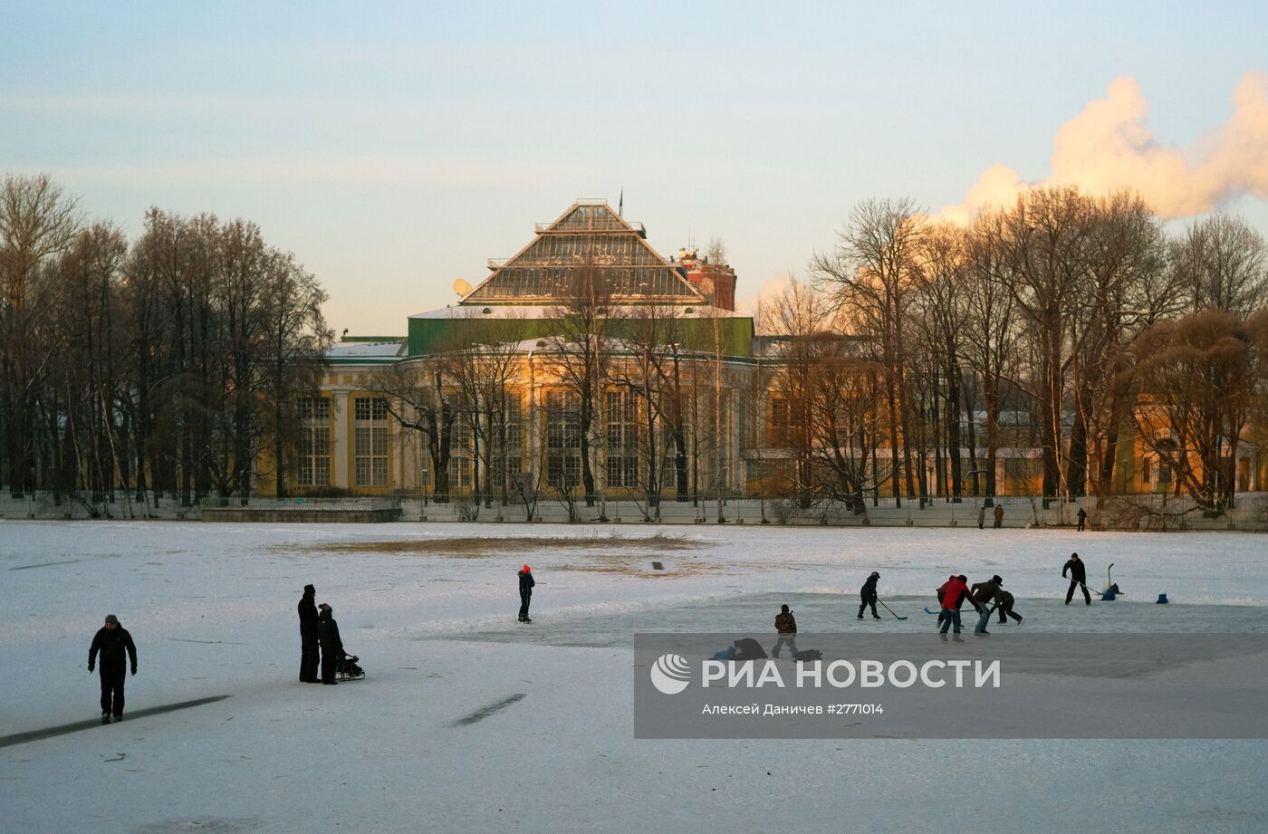 Зимняя погода в Санкт-Петербурге