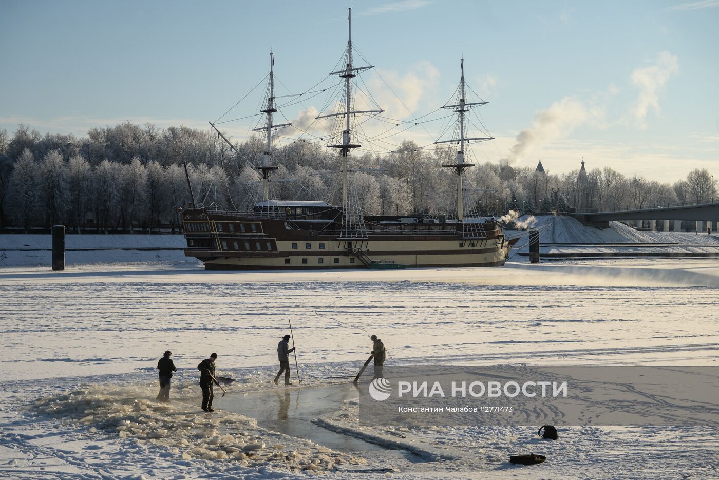 "Новгородский клуб любителей зимнего плавания" в Великом Новгороде