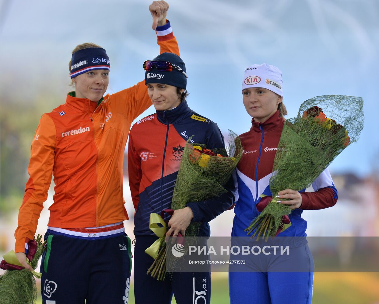 Конькобежный спорт. Чемпионат Европы. Второй день
