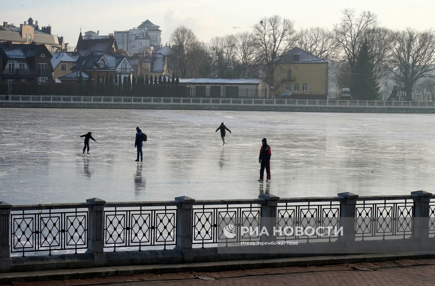 Зимние виды Калининграда