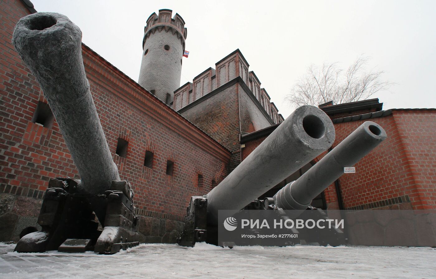 Зимние виды Калининграда