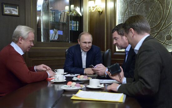 Президент РФ В. Путин дал интервью немецкому изданию Bild