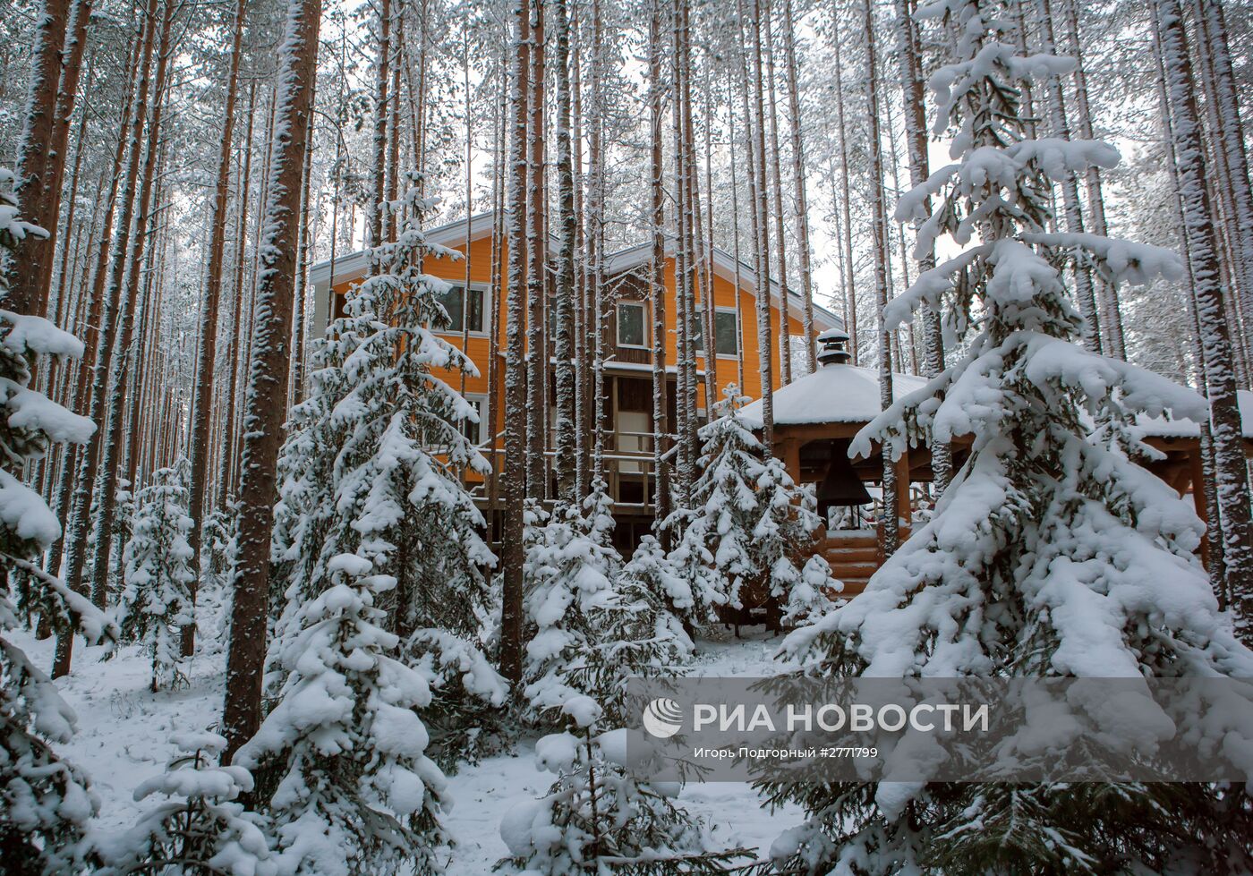 Зимний отдых на реке Шуя в Карелии