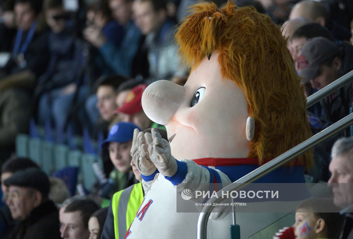 Хоккей. КХЛ. Матч СКА - "Медвешчак"