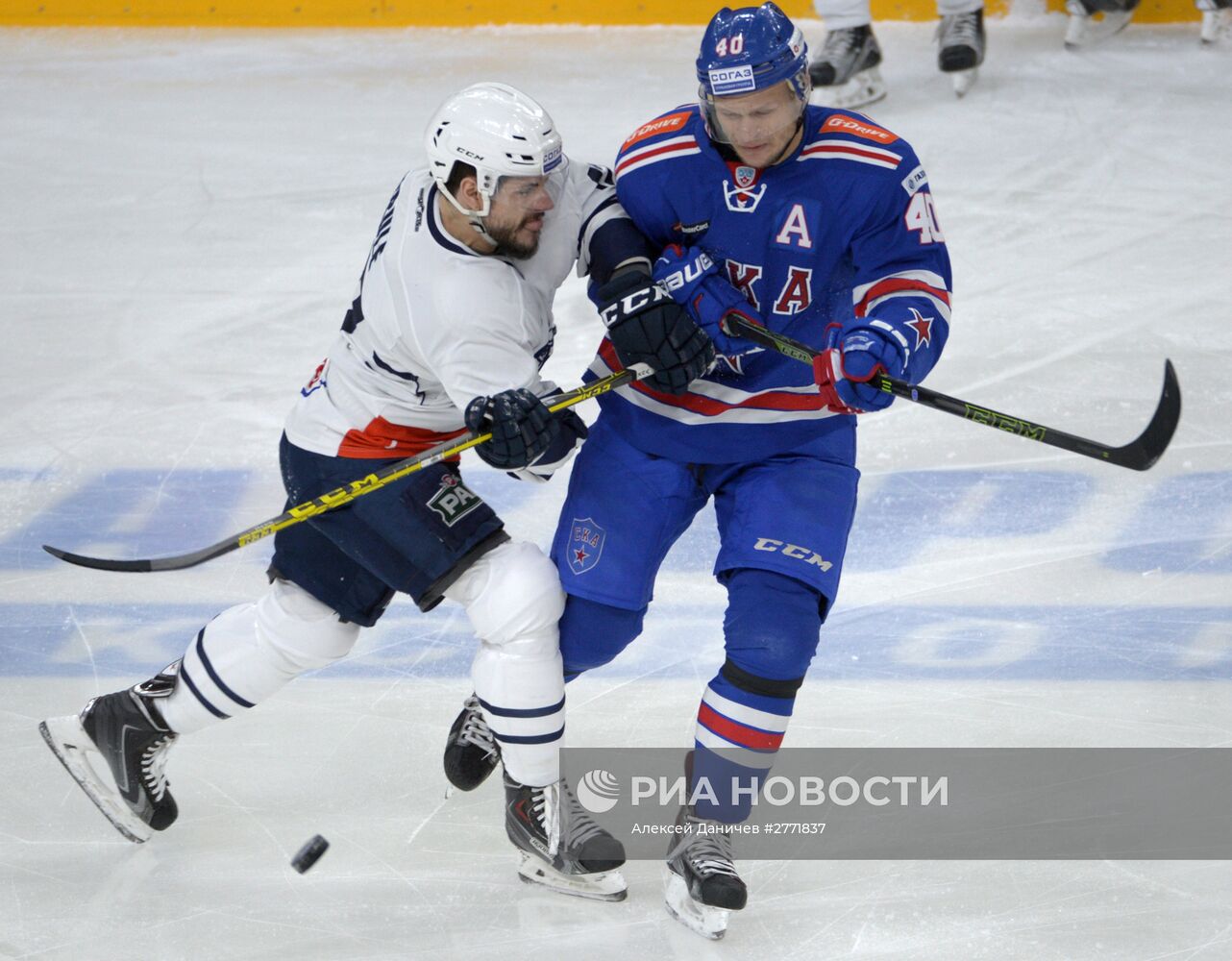 Хоккей. КХЛ. Матч СКА - "Медвешчак"