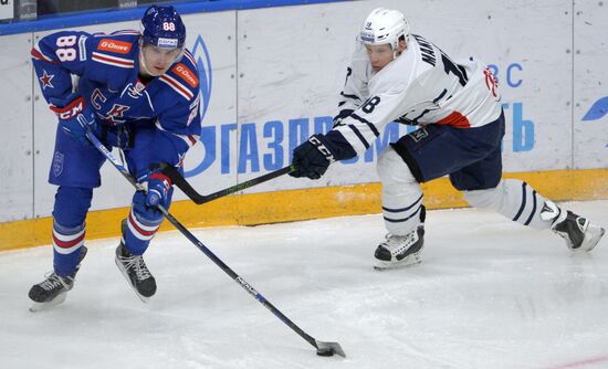 Хоккей. КХЛ. Матч СКА - "Медвешчак"