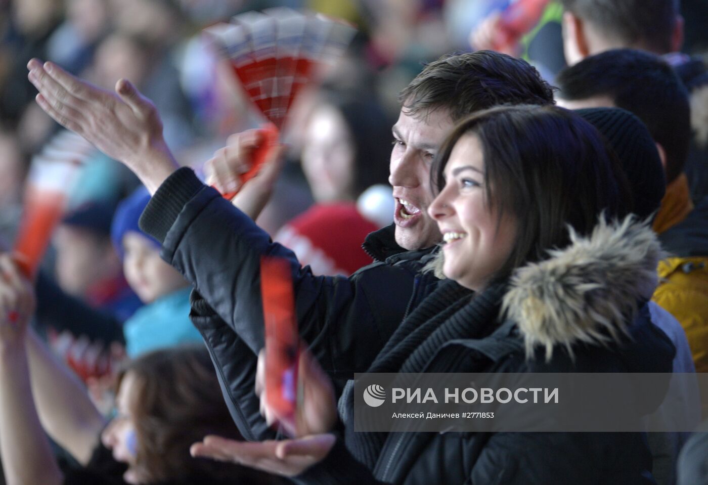 Хоккей. КХЛ. Матч СКА - "Медвешчак"