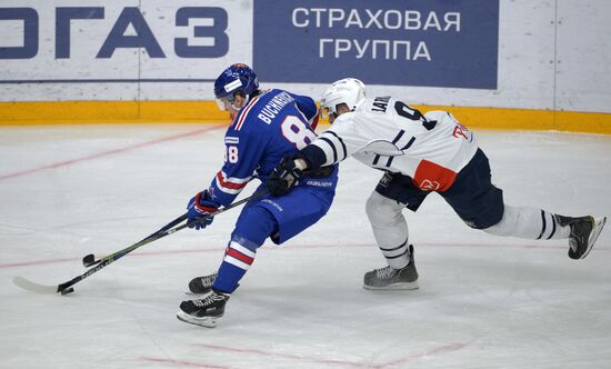 Хоккей. КХЛ. Матч СКА - "Медвешчак"