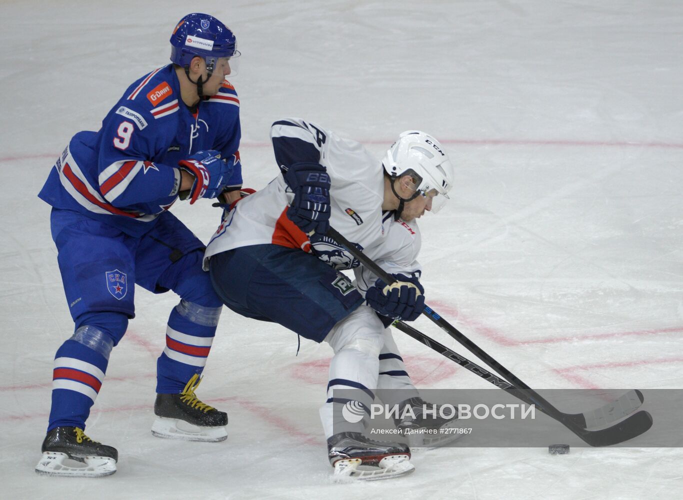 Хоккей. КХЛ. Матч СКА - "Медвешчак"