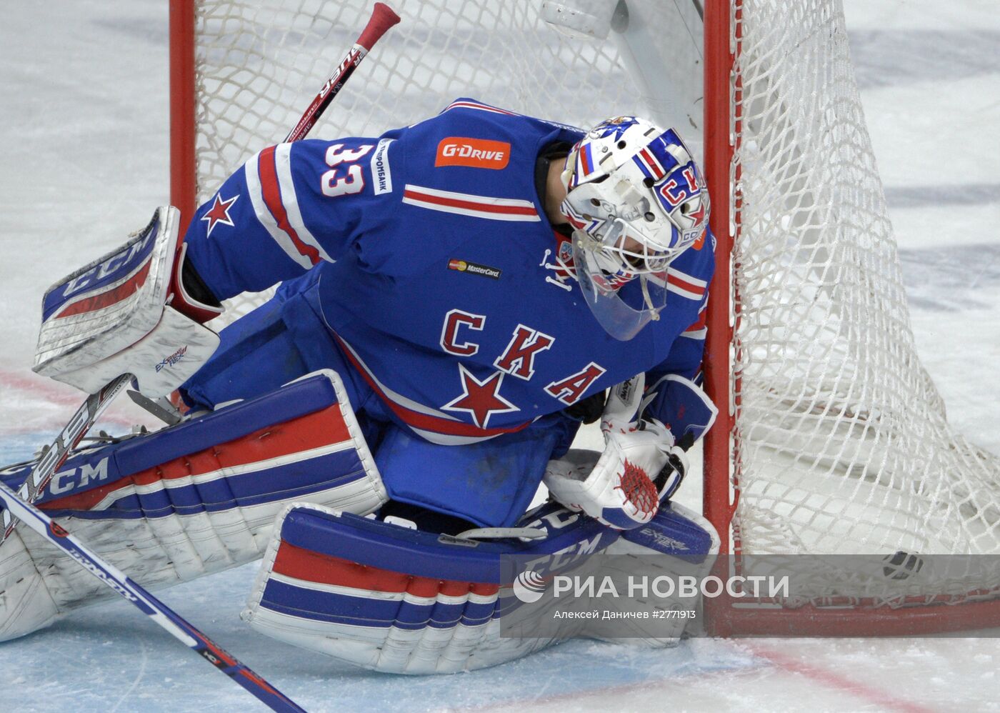 Хоккей. КХЛ. Матч СКА - "Медвешчак"