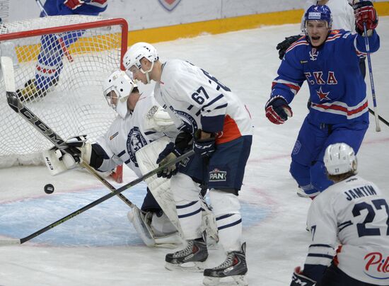 Хоккей. КХЛ. Матч СКА - "Медвешчак"