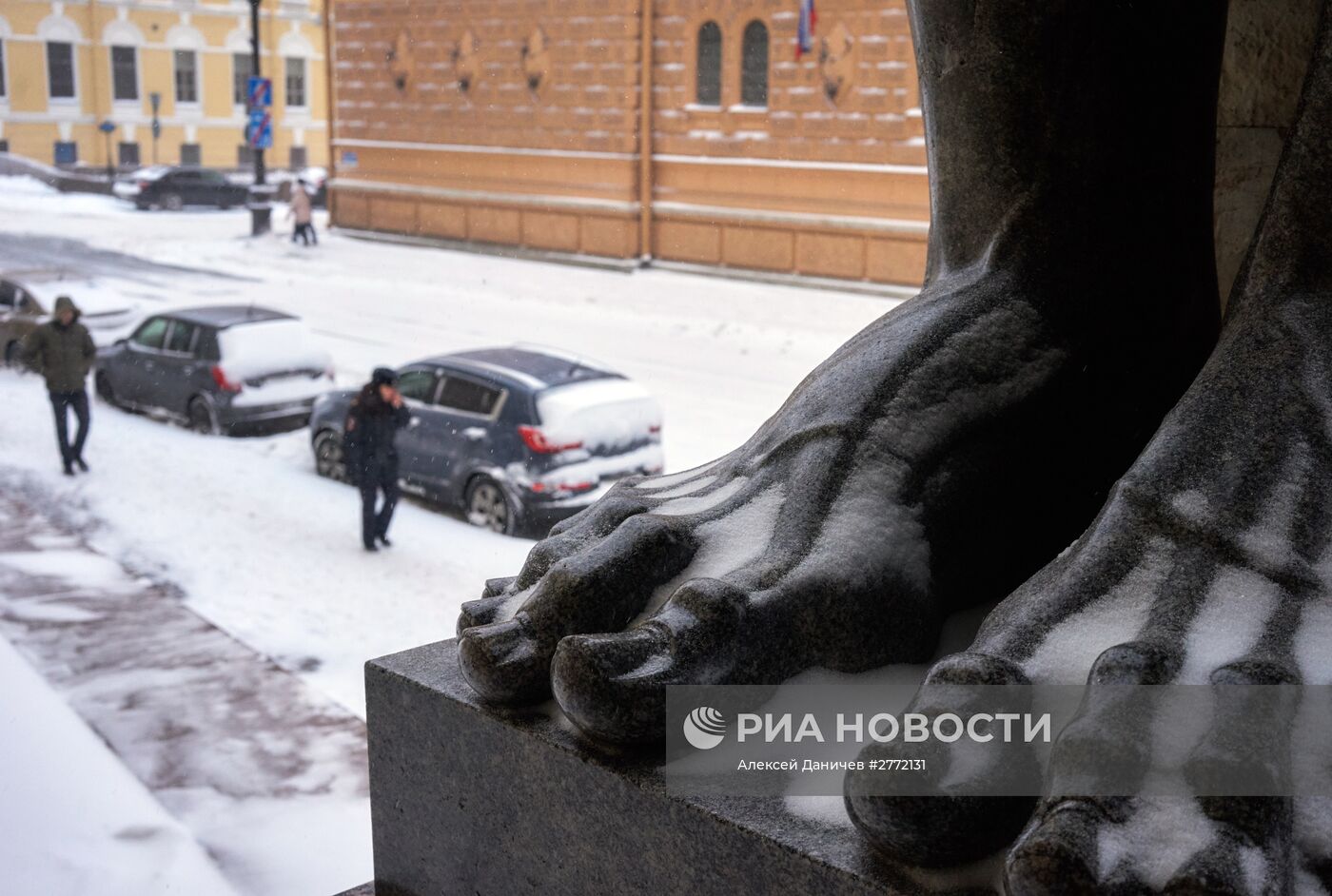 Зимняя погода в Санкт-Петербурге