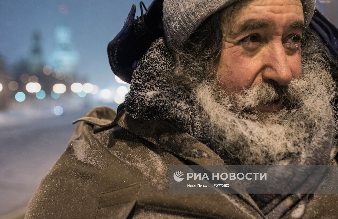 Снегопад в Москве