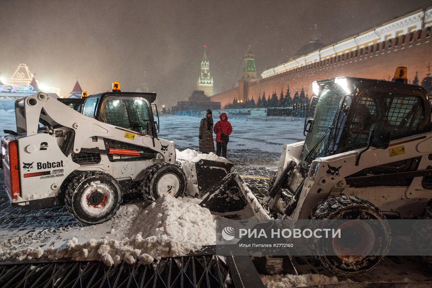 Снегопад в Москве