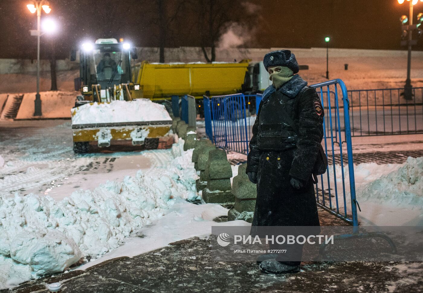 Снегопад в Москве