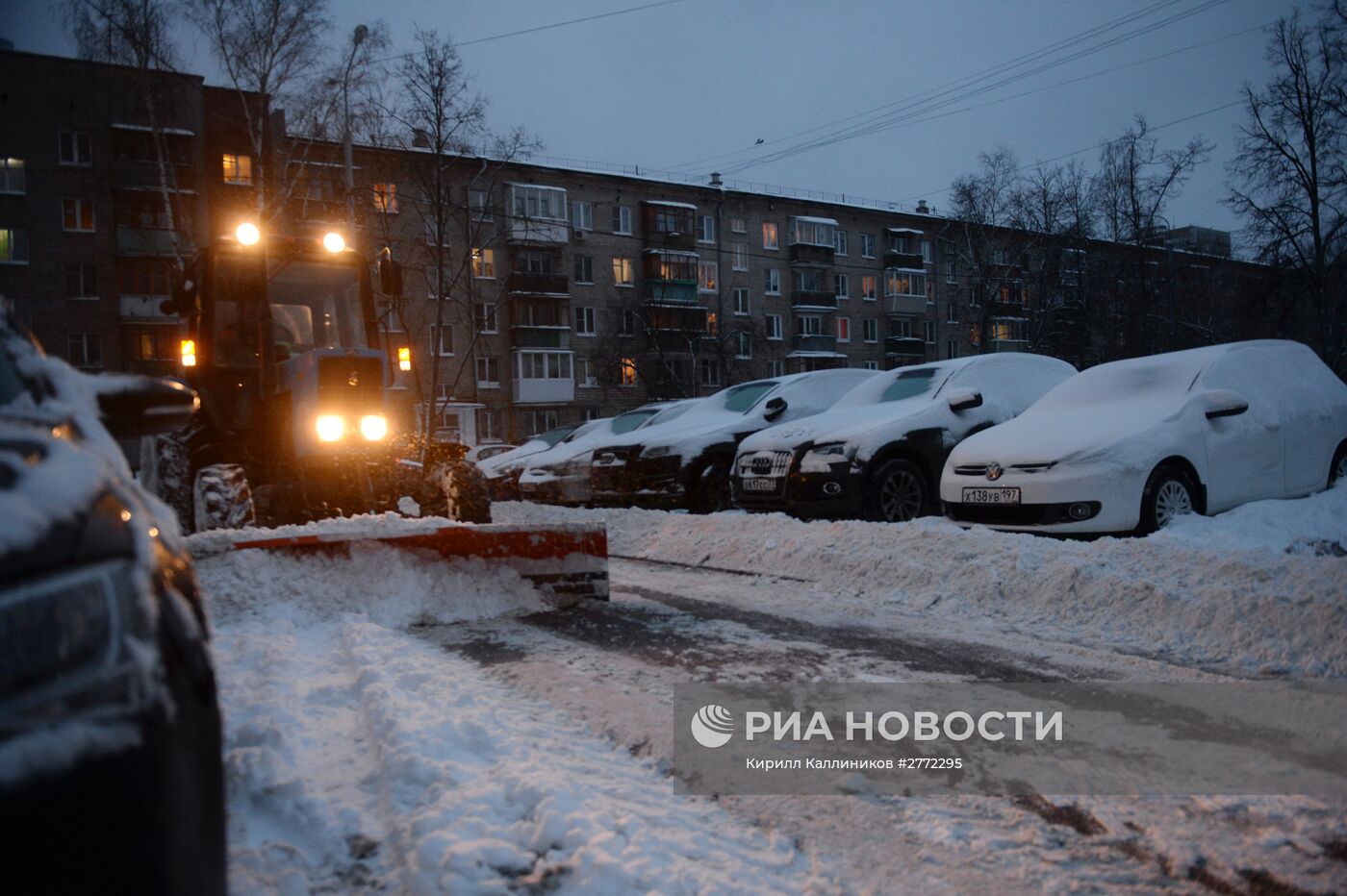 Уборка снега в Москве