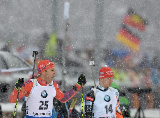 Биатлон. V этап Кубка мира. Мужчины. Индивидальная гонка