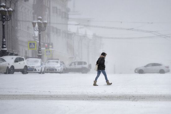 Уборка снега в Казани