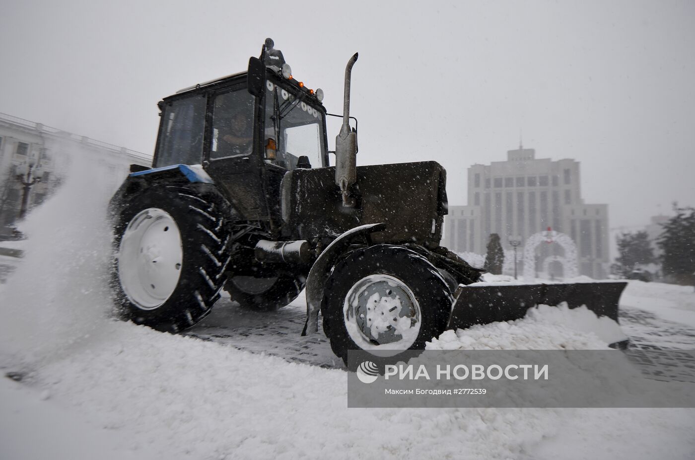 Уборка снега в Казани