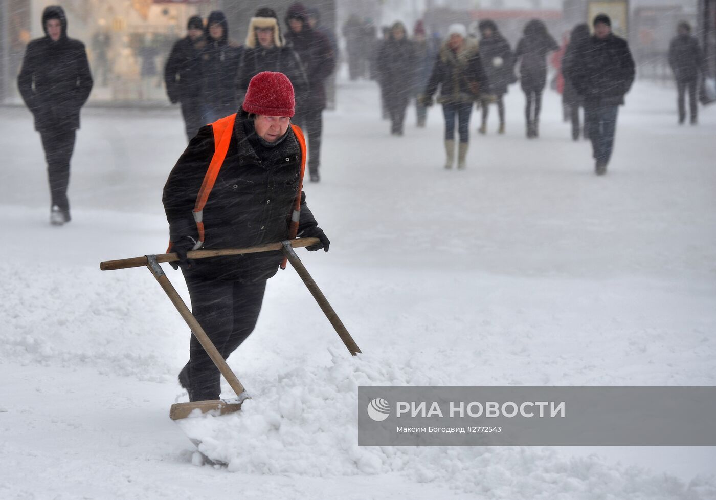 Уборка снега в Казани